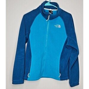 The North Face Khumbu Fleece Jacket Two Toned Colorblock Women’s Blue Sz M